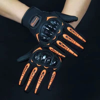 motorcycle gloves summer touch screen full finger riding gloves for men women dirt bike mountain bike with tpu hard knuckles