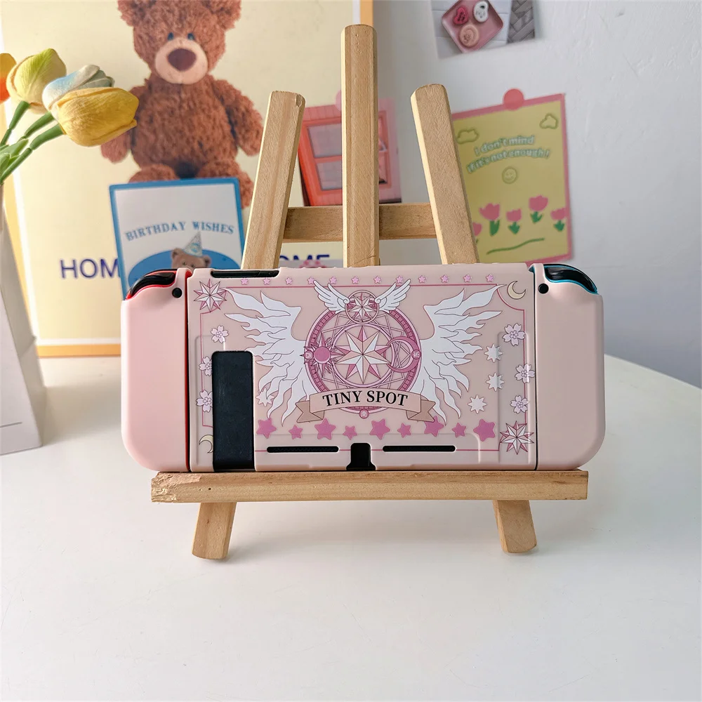 Милый защитный чехол с волшебным образовательным рисунком для Nintendo Switch Oled мужчин