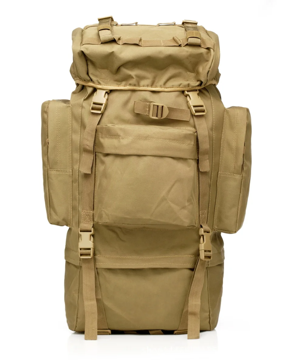 

65L Large -capacity Men's Backpack Military Backpack High -quality Waterproof Thickened Oxford Backpack Escape Supplies Package