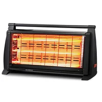 Kumtel Quartz Heater 1500 Watt Heater Indoor Outdoor Electric Stove Panel Infrared Patio Heater With Thermostat Heating