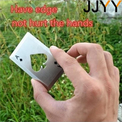 JJYY Открывалка для бутылок из нержавеющей стали серебристого цвета