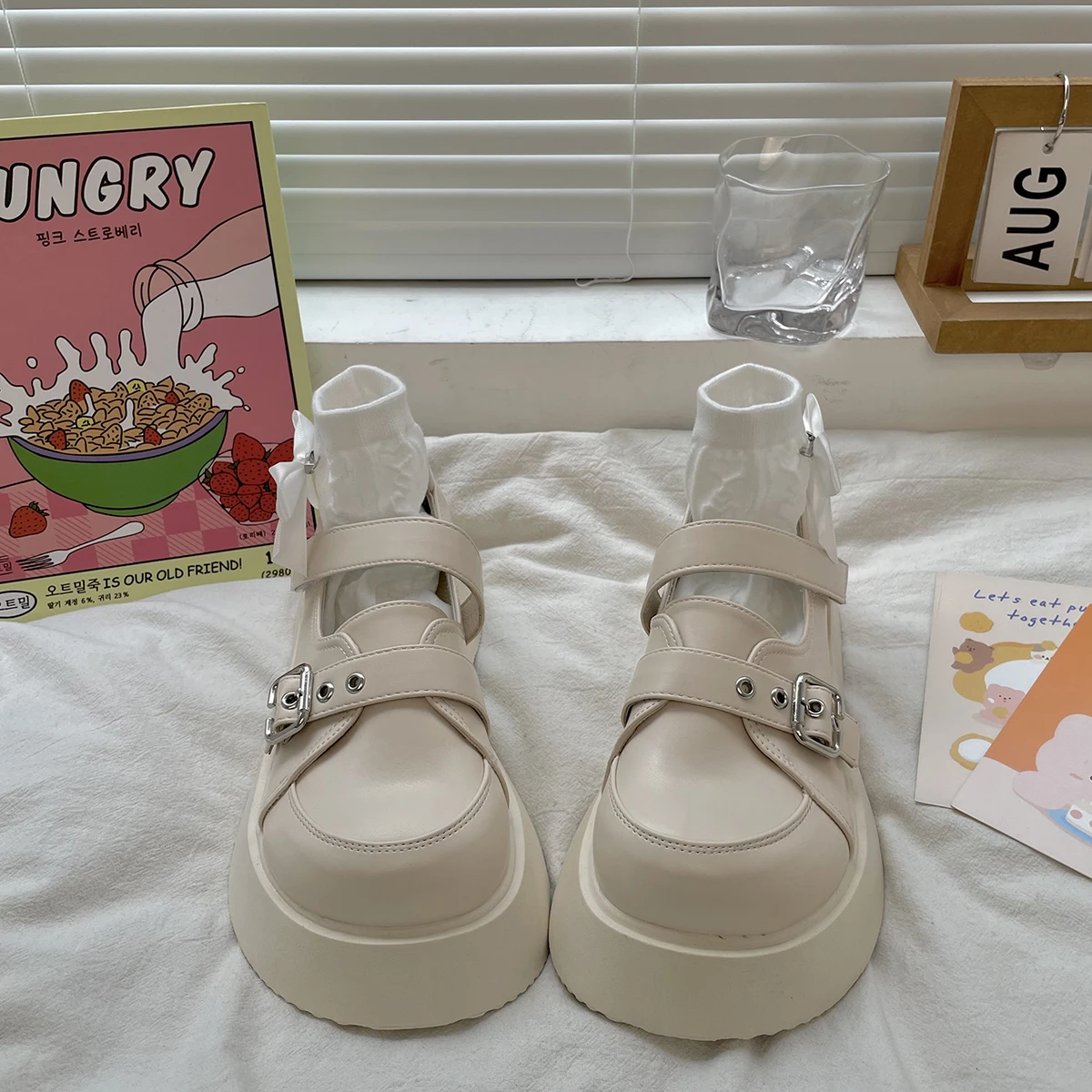 

Lolita shoes new 5cm thick-soled shoes summer retro Mary Janes Japanese JK uniform shoes y2k college girls shoes women's shoes