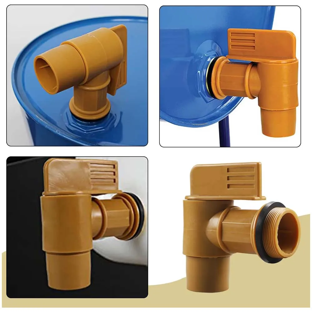 Пластиковый стволочный кран 2-дюймовый барабанный с прокладкой из EPDM для