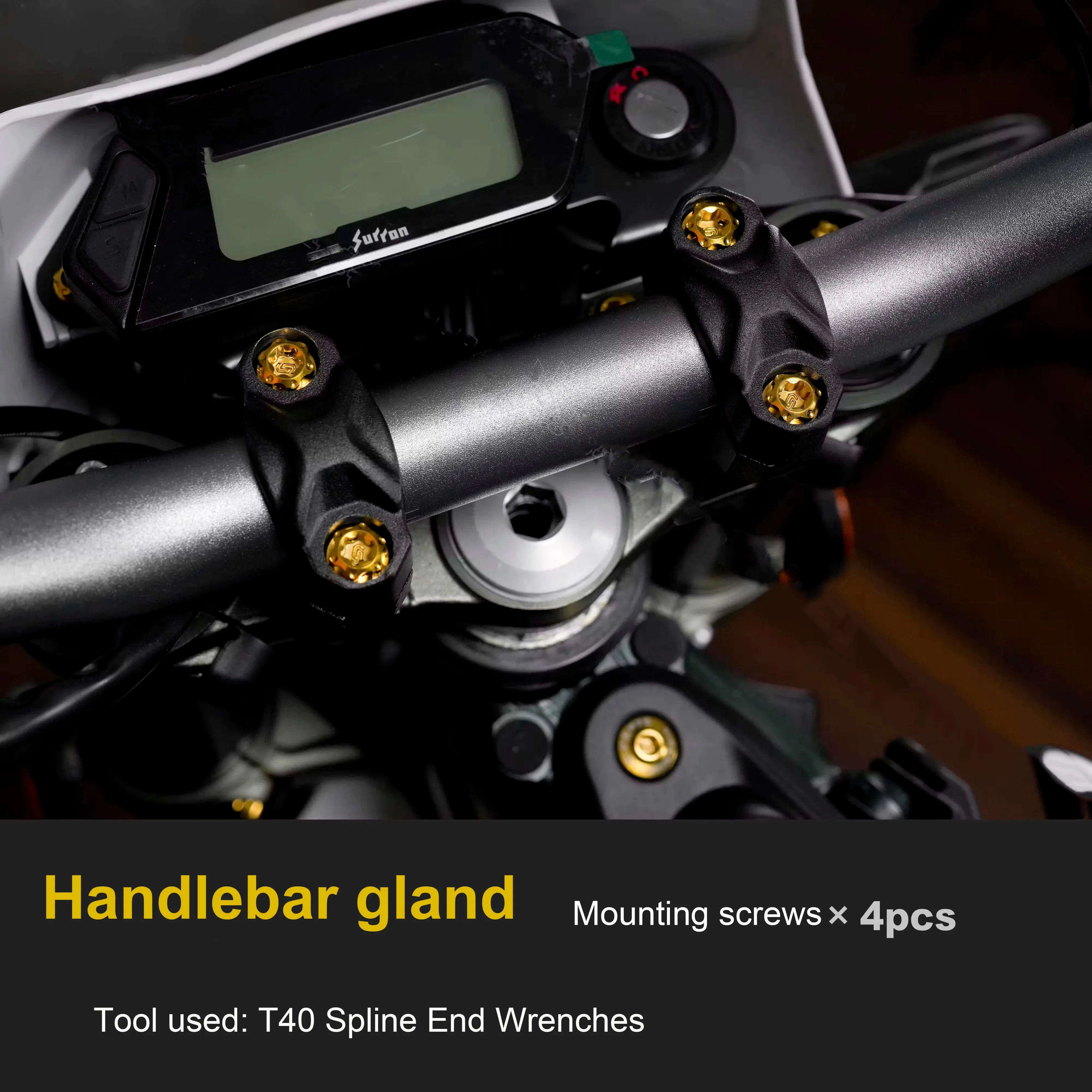 Модернизированные титановые винты Surron ULTRA BEE модификация для электрического