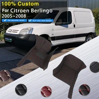 car floor mat for citroen berlingo m59 20052008 waterproof rear trunk car floor mats rear cargo tray trunk mat car accessories