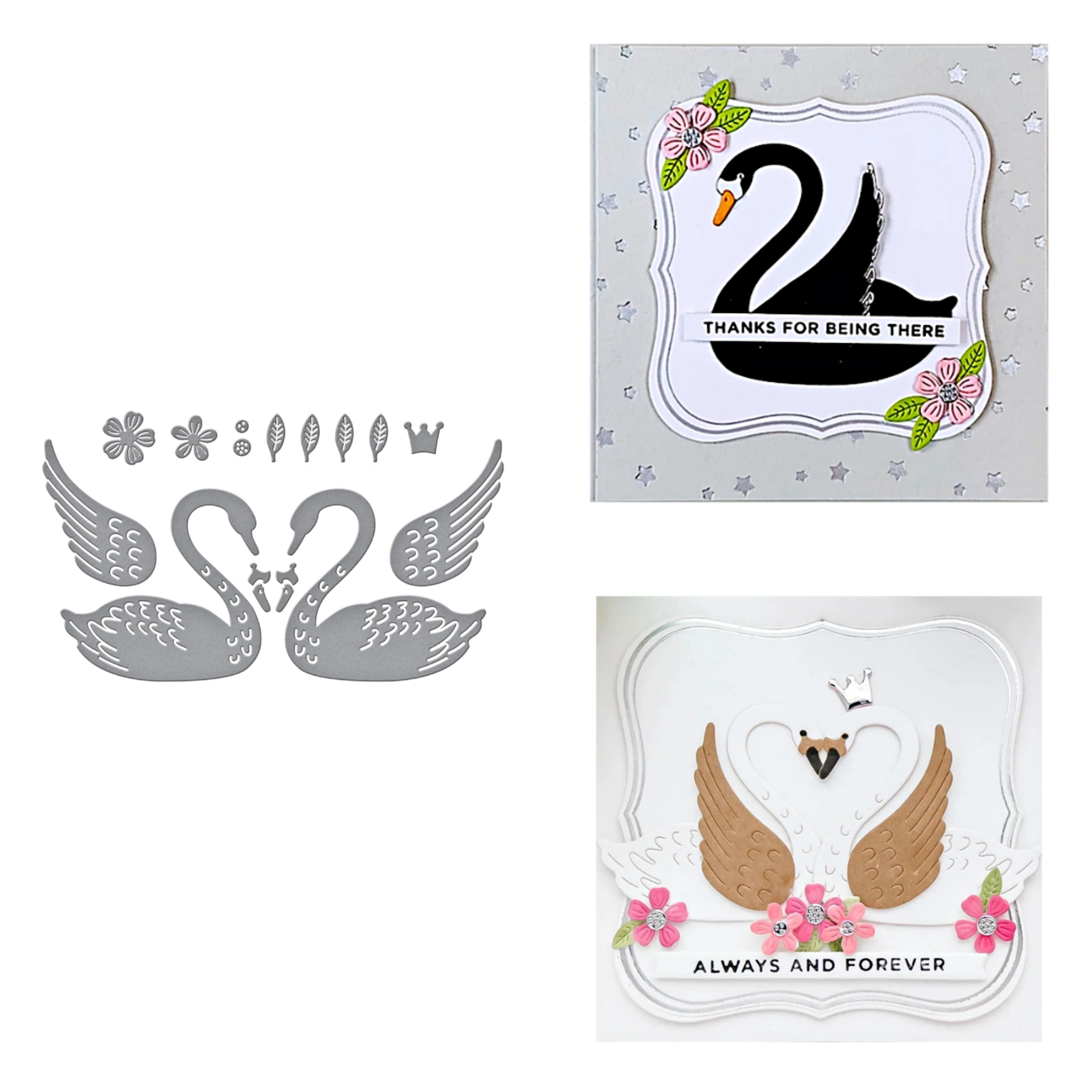 

Animal Swans Cutting Dies New Arrival 2022 For Scrapbooking Paper Craft DIY Handmade Card Embossing Decoration Craft Album Punch