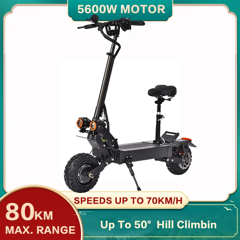 

t108 5600W Adult Electric Scooter 70 km / H60v30AH Folding electric scooter