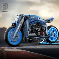 986pcs city motorcycle car model building blocks moc racing motobike vehicles bricks toys for children gifts