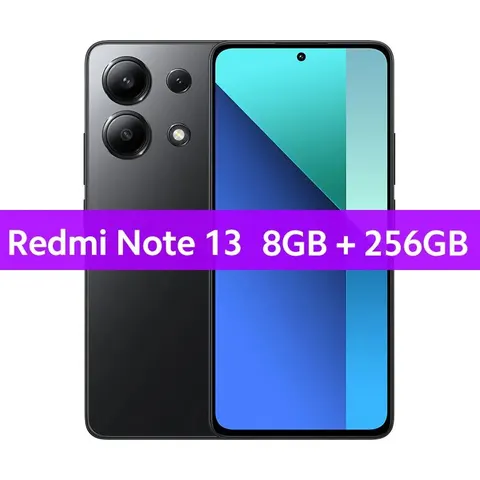 Смартфон Xiaomi Redmi Note 13, глобальная версия®Смартфон 685 дюйма, камера 120 МП, 6,67 Гц, AMOLED дисплей дюйма, сотовый телефон 33 Вт