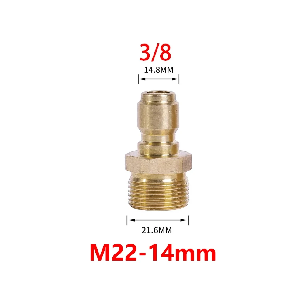

Комплект для быстрого подключения резьбы 3/8 дюйма, 14/15 мм, 5000 PSI