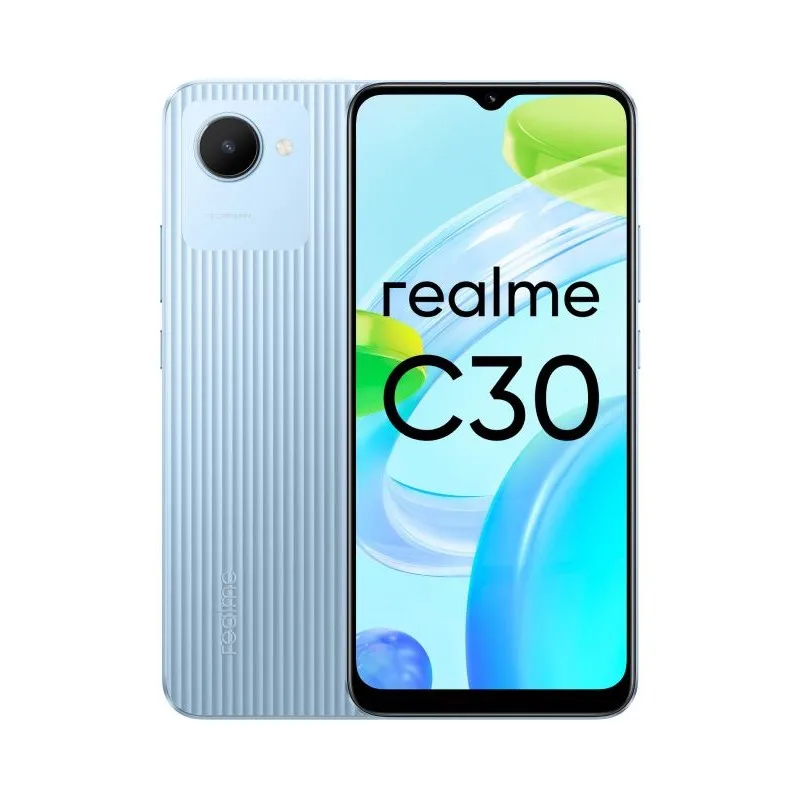 Смартфон Realme C30 2Гб 32Гб Голубой 6.5&quot 1600*720 2*1.82+6*1.8ГГц 8Мп 5Мп 4G 5000мАч And 11 - купить по