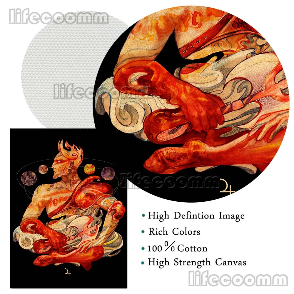 Абстрактная антроморфная Планета Земля Юпитер Нептун венерина художественный