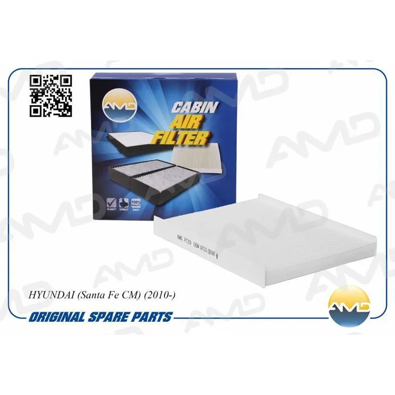 Фильтр салона Hyundai Santa Fe (CM) 10- AMD.FC129 Фильтр салона Hyundai Santa Fe (CM) 10- AMD.FC129