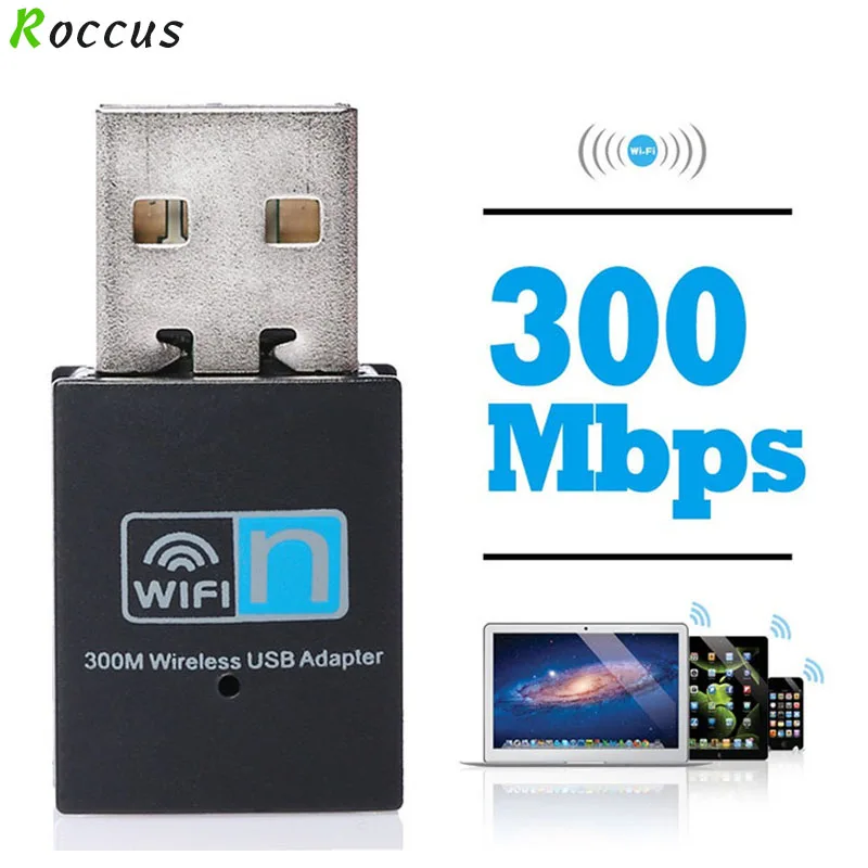 

300mbps 2.4GHz USB Wifi Adapter RTL8192EU Wireless Network Card Wireless USB WiFi Adapter wifi Dongle PC Network Card Receiver