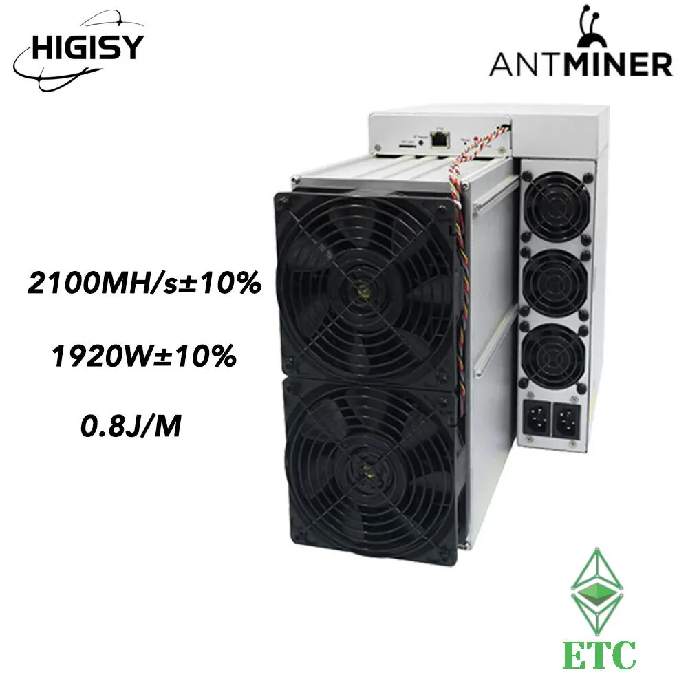 

BUY 3 GET 2 FREE New Antminer E9 2100Mh/s 1920w Asic Miner, ETC Crypto Mining