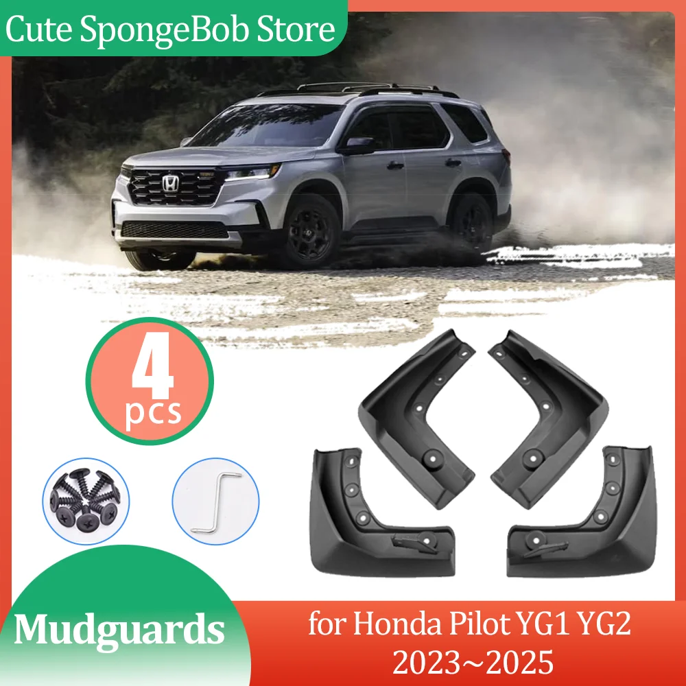 Автомобильные брызговики для Honda Pilot YG1 YG2 2023 ~ 2025 2024 на крыло расклешенная крышка