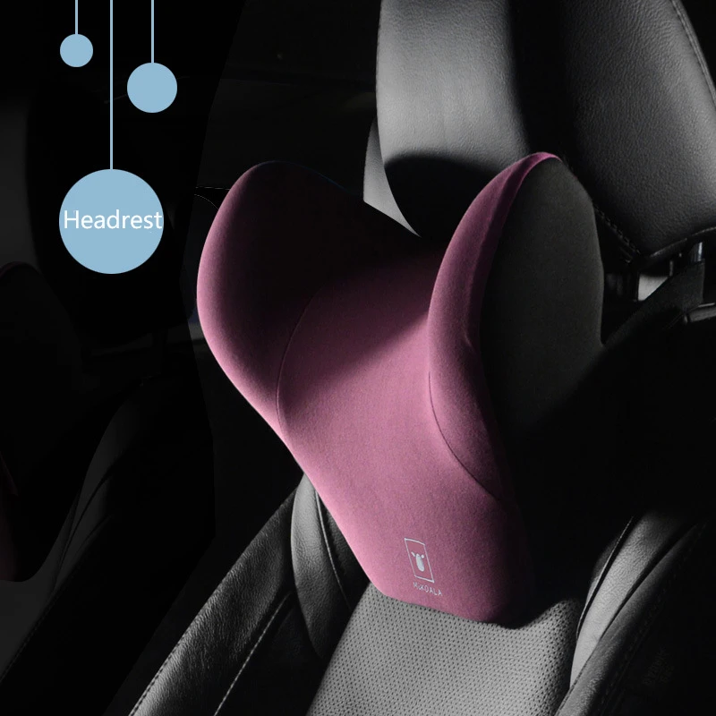 

Car Headrest Neck Pillow And Lumbar Support Back Pad Set Memory Foam Ergonomic Seat Pad For Back Support Cervical Spine Headrest