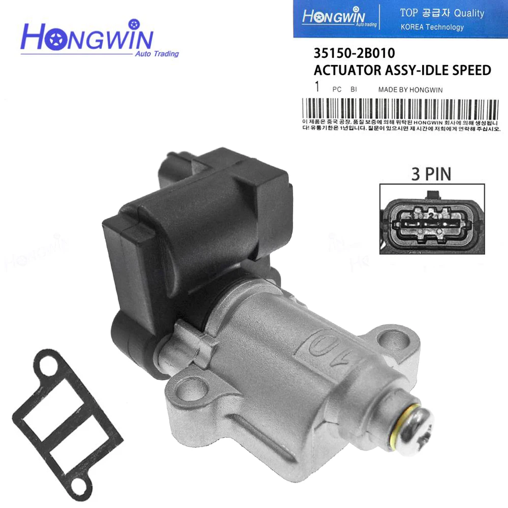 

35150-2B010 Idle Air Speed Control Valve For Kia 10-11 Soul 1.6L Carens Rondo Ceed Elantra 351502B0A0 AC626 AC4470 351502B010