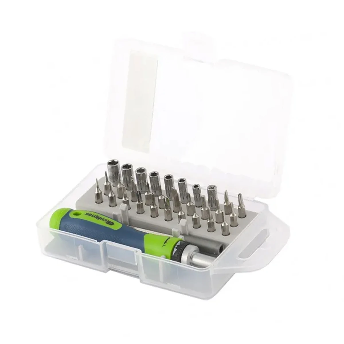 ОТВЕРТКА ДЛЯ ТОЧНЫХ РАБОТ РЕВЕРСИВНАЯ С БИТАМИ И ТОРЦЕВ. ГОЛОВКАМИ  