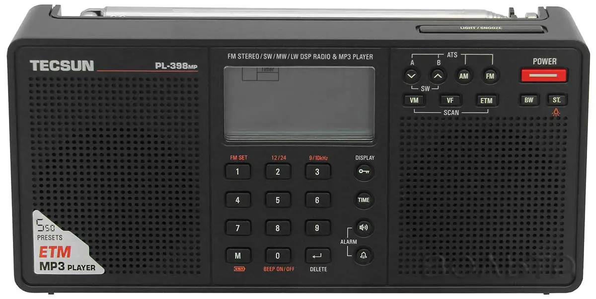 Цифровое радио Tecsun PL-398MP (экспортная версия) черный.
