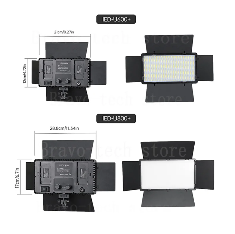 U600 U800 LED Photo Studio Light for Tiktok Youbute Live Video Lighting 40W/50W Portable Recording Photography Panel Lamp - купить по