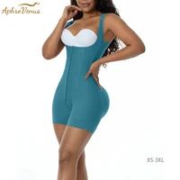 fajas high compression full body shaper girdle with brooches bust for daily and post surgical use tummy control shapewear corset