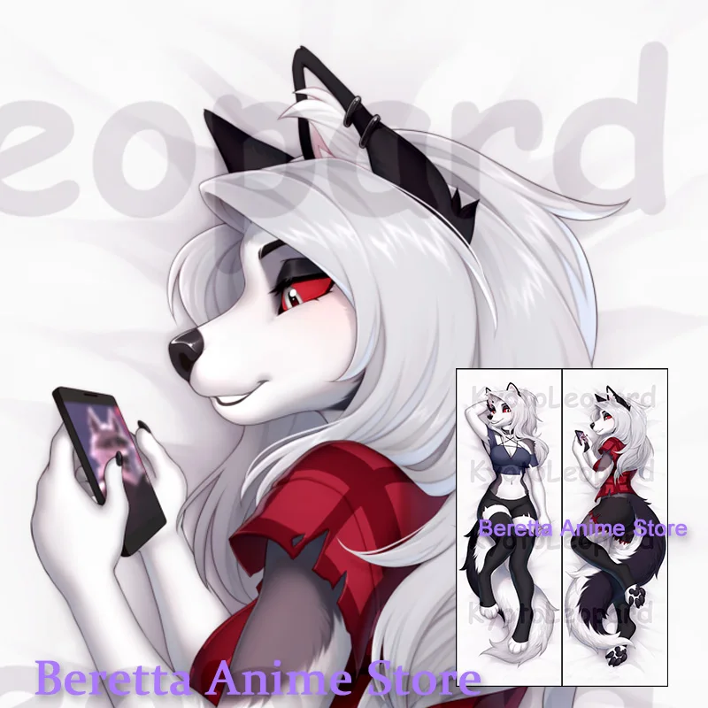 

Двусторонняя наволочка для подушки Dakimakura Luna Loona Helluva Anime Boss