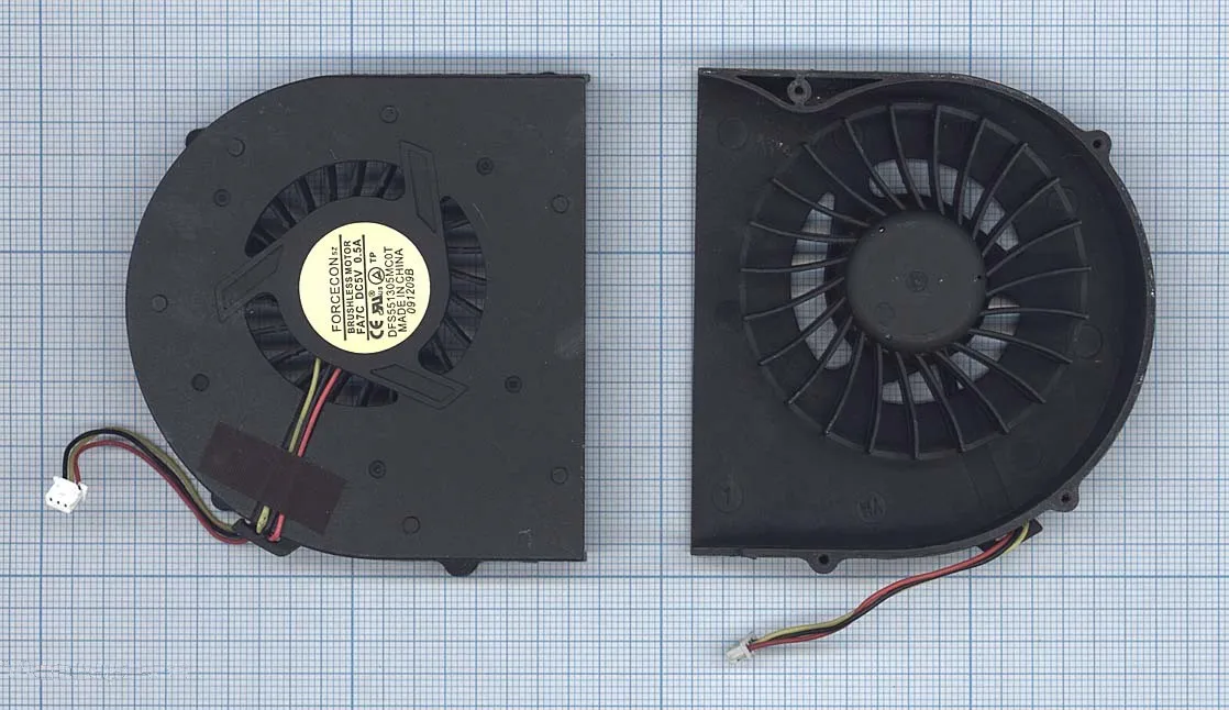 Вентилятор (кулер) для MSI GT640 (3-pin)