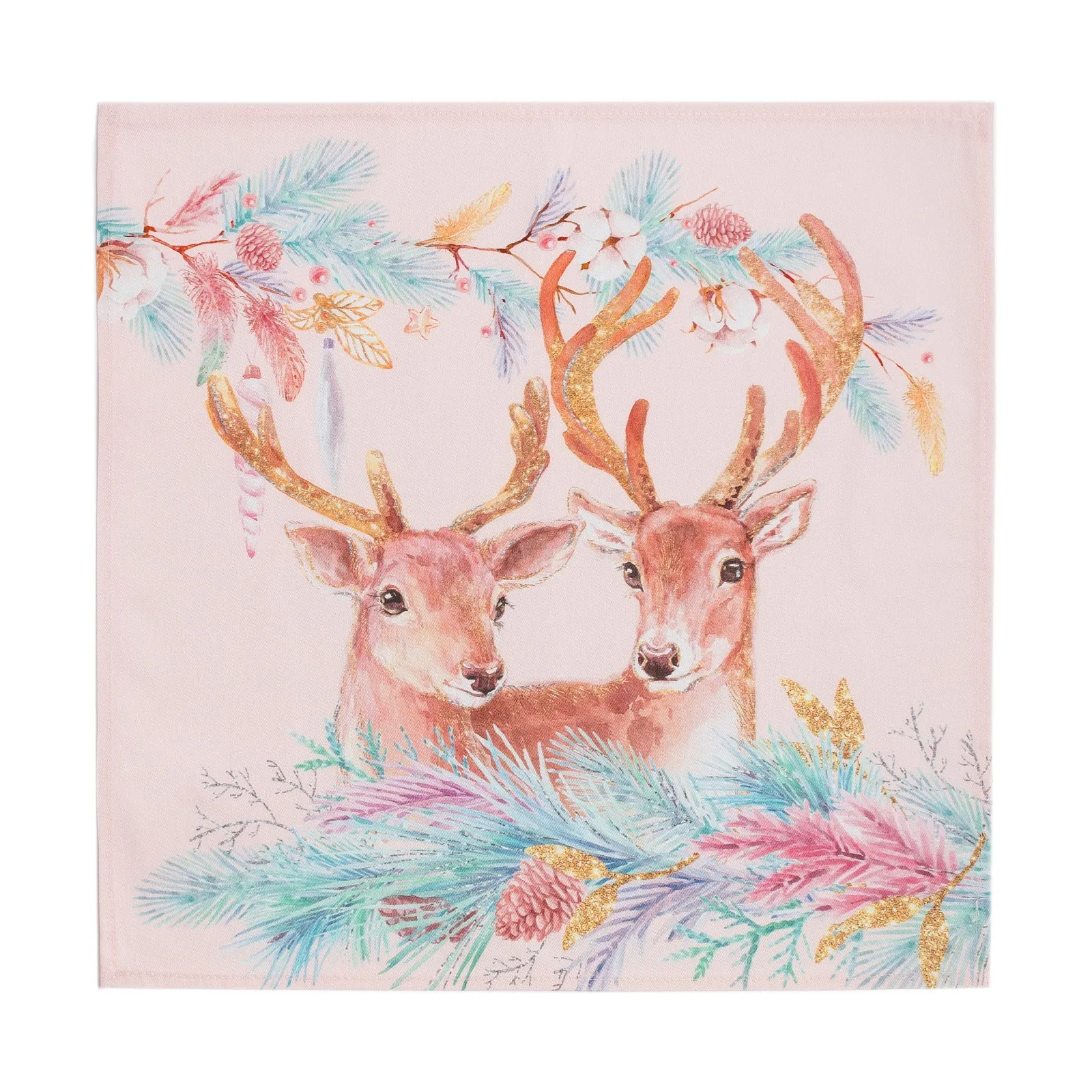 Набор столовый Pink magic скат.150х220см +/-3см с ГМВО, салф.40х40см-12шт, хл100%