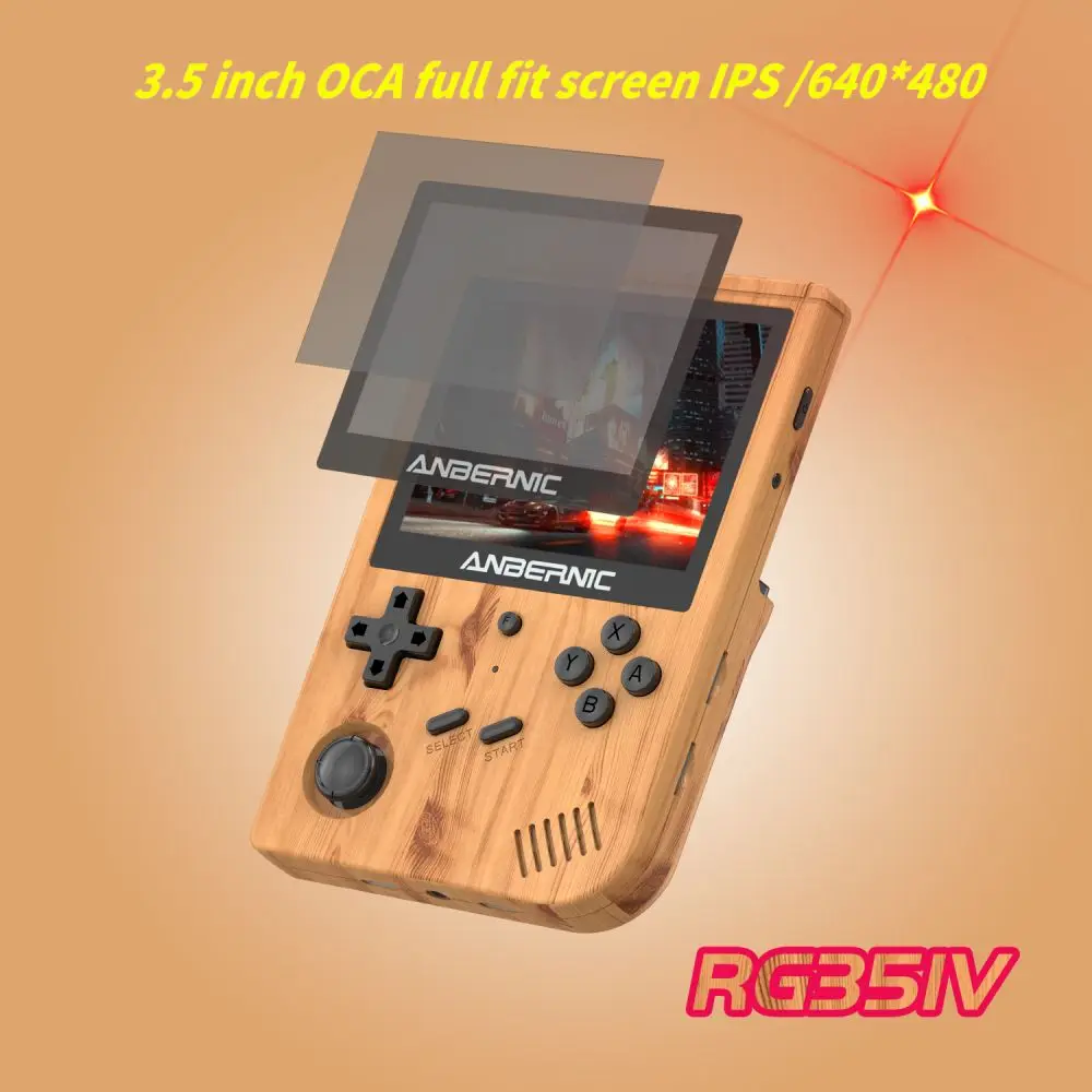 Cena RG351V Przenośny Odtwarzacz Gier 5000 Klasyczne Gry Ekran IPS 3.5 Cal Gry Retro Przenośne Przenośna Konsola Do Gier Na Prezenty Dla Dzieci