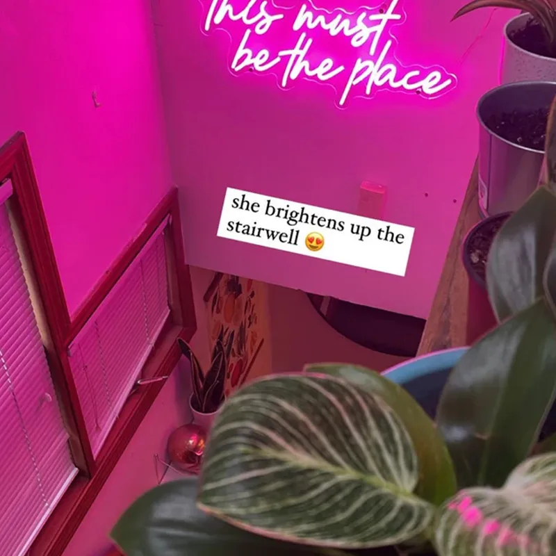 Неоновая лампа XUANBAIYI &quotThis Must Be The Place&quot