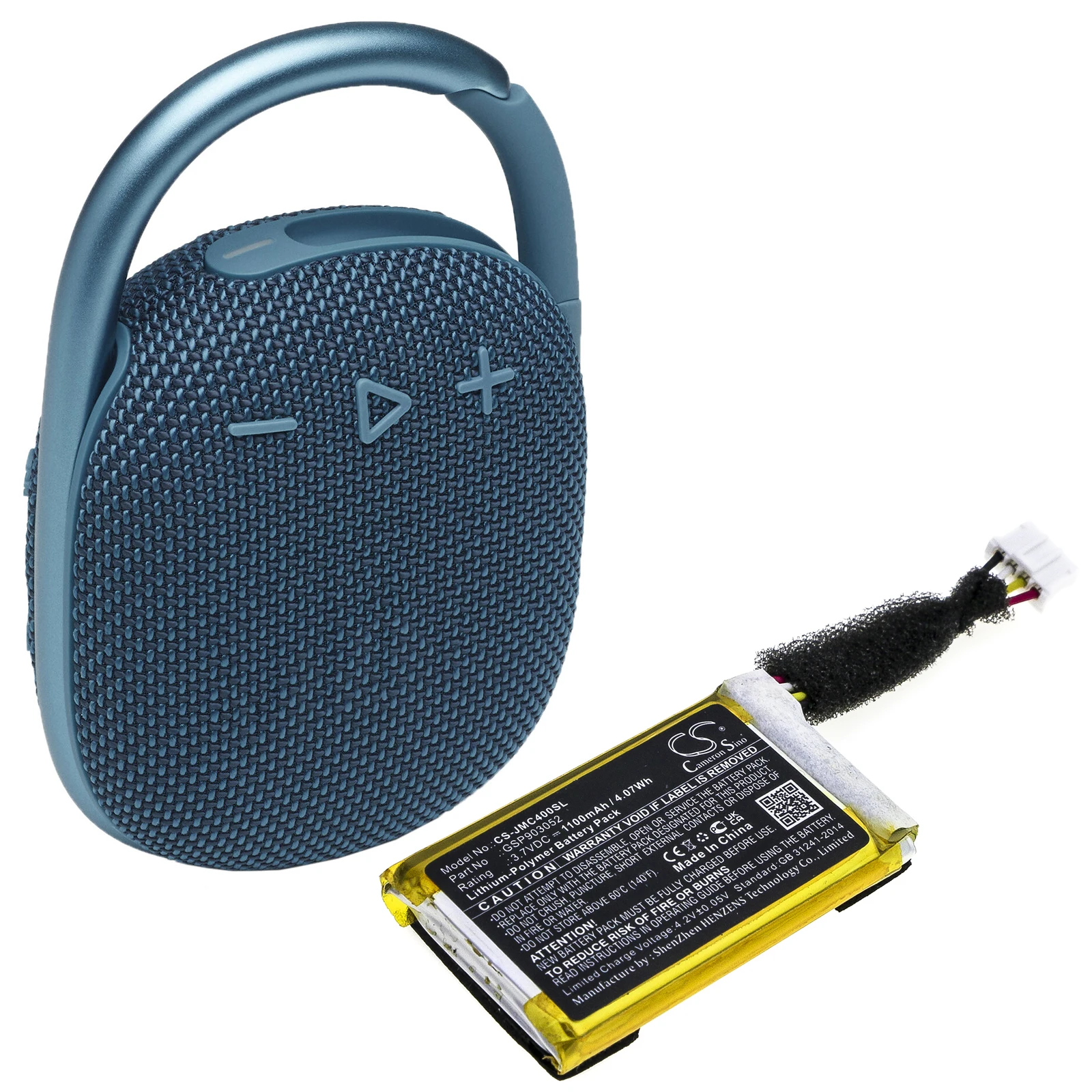 Запасная батарея для JBL AN0402-JK0009880 Clip 4 GSP903052 3 7 V/mA