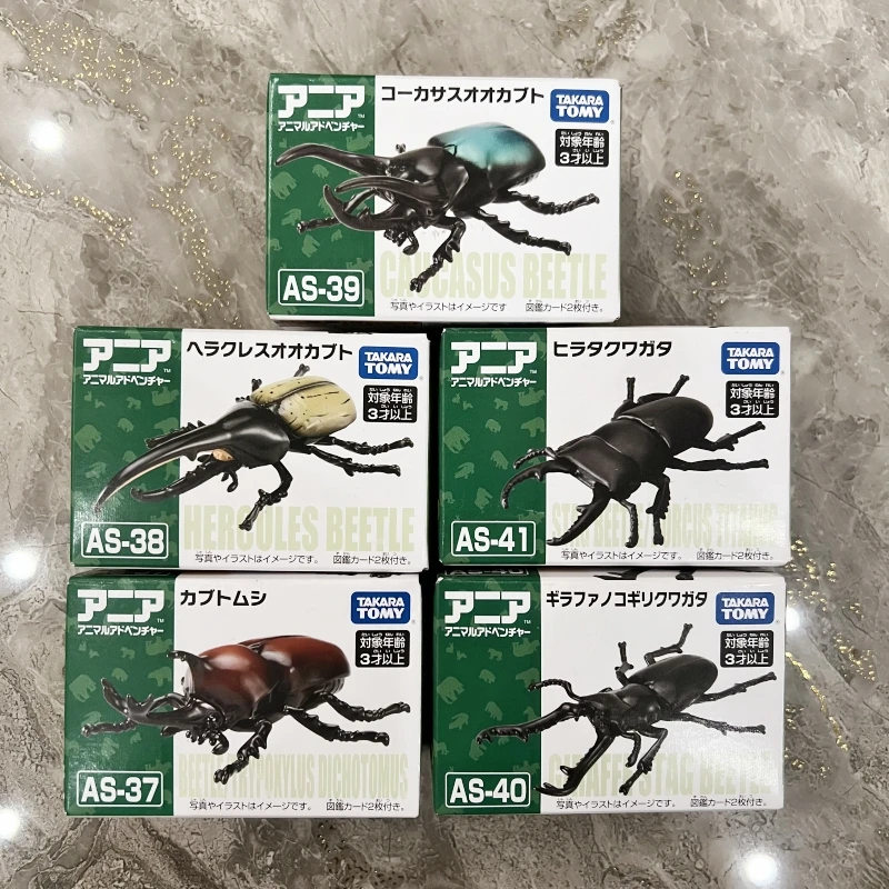 

Takara Tomy Tomica Ania, животные, жук, искусственные Литые полимерные детские игрушки, популярная миниатюрная детская игрушка