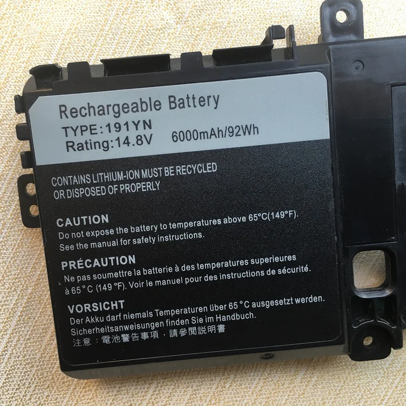 Фото 2F3W1 191YN аккумулятор для ноутбука Dell Alienware 15 R1, R2 ALW15ED-2718 AW15R2-6161SLV P42F ALW15ED-2828 ALW15ED-1828 410GJ 8NH55 №3