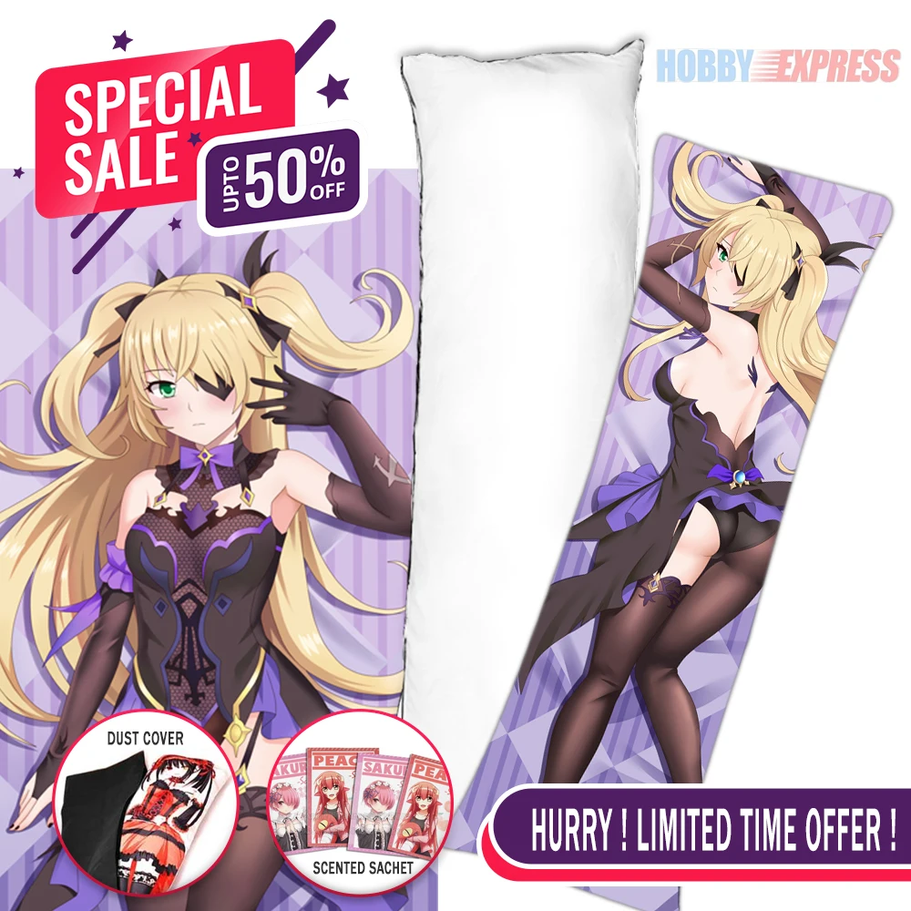 

Hobby Express Anime Dakimakura Japanese Otaku Waifu Life Size Doublesided Hugging Body Pillow Cover Fischl Genshin Impact 201119