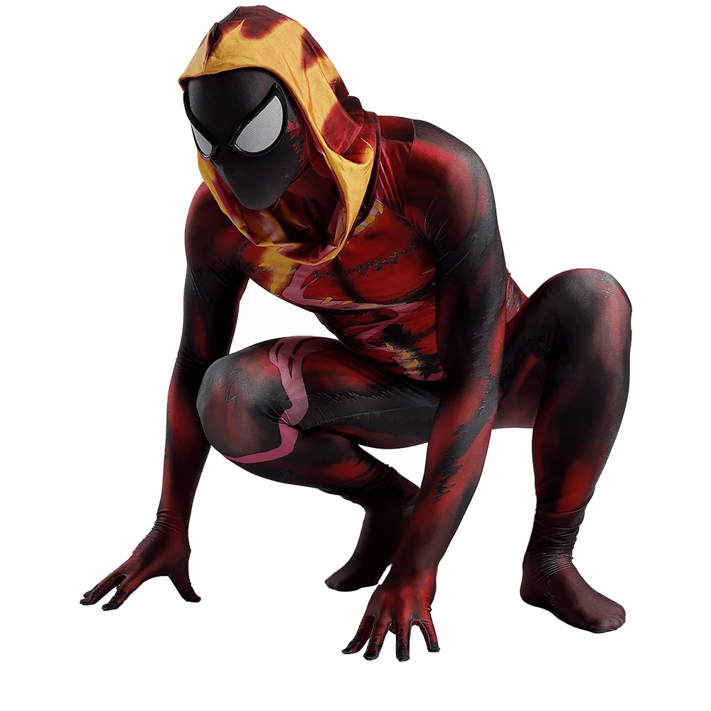 גוון קוספליי תלבושות המופלא Symbiote Carnage סטייסי קוספליי הסווטשרט עכביש מערער חליפת אנטי-Gwenom עבור גברים נשים ילד