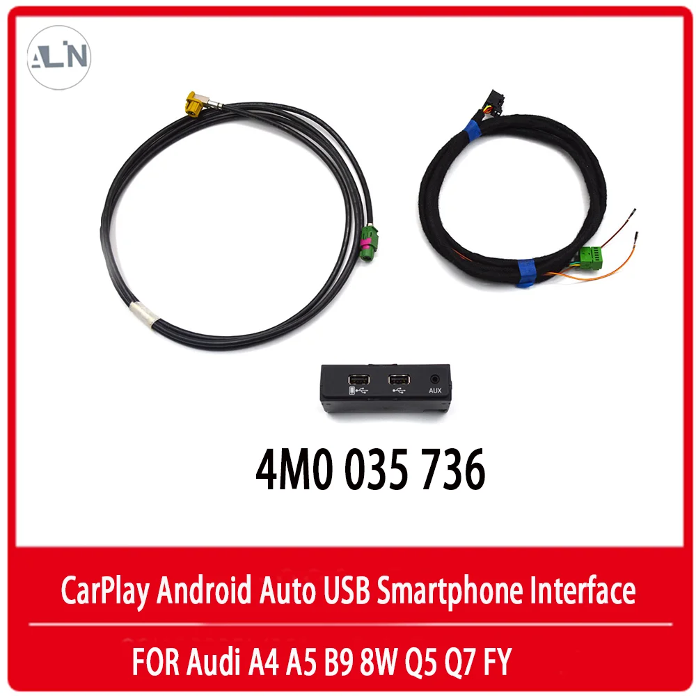 

FOR Audi A4 A5 B9 8W Q5 Q7 FY CarPlay Android Auto USB Smartphone Interface 4M0035736 8W0035736 8W0 035 724 4M0 035 736