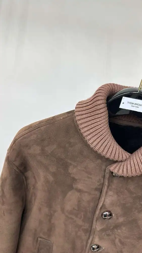 Модный Топ В Стиле GUCCI Новая Мужская Шерстяная КуртКа Из Кашемира Цвета Майяр