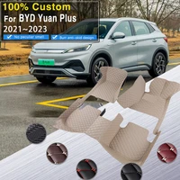 rear trunk floor mat for byd yuan plus atto 3 20212023 auto non slip floor mats car mat full set car mats floor car accessories