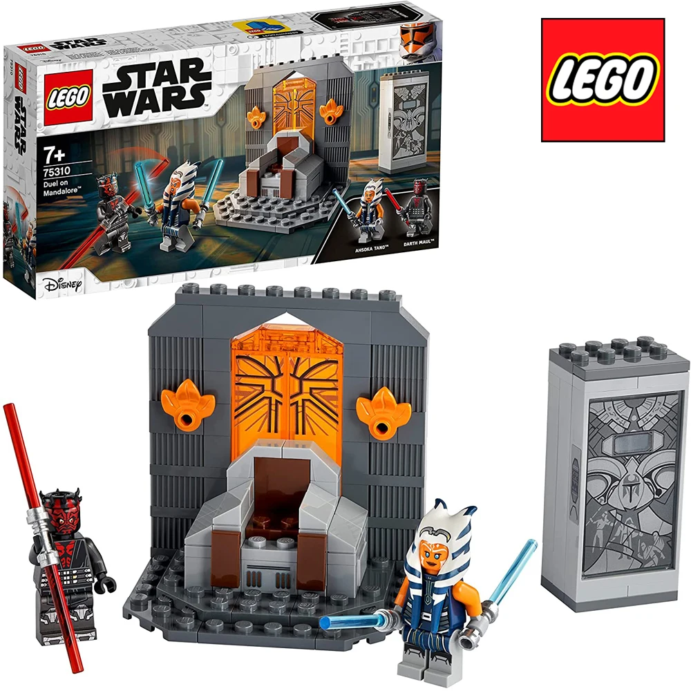 

Оригинальный LEGO Звездные войны дуэль на мандалоре 75310 для детей Новая игрушка для детей подарок на день рождения на Рождество FunSet