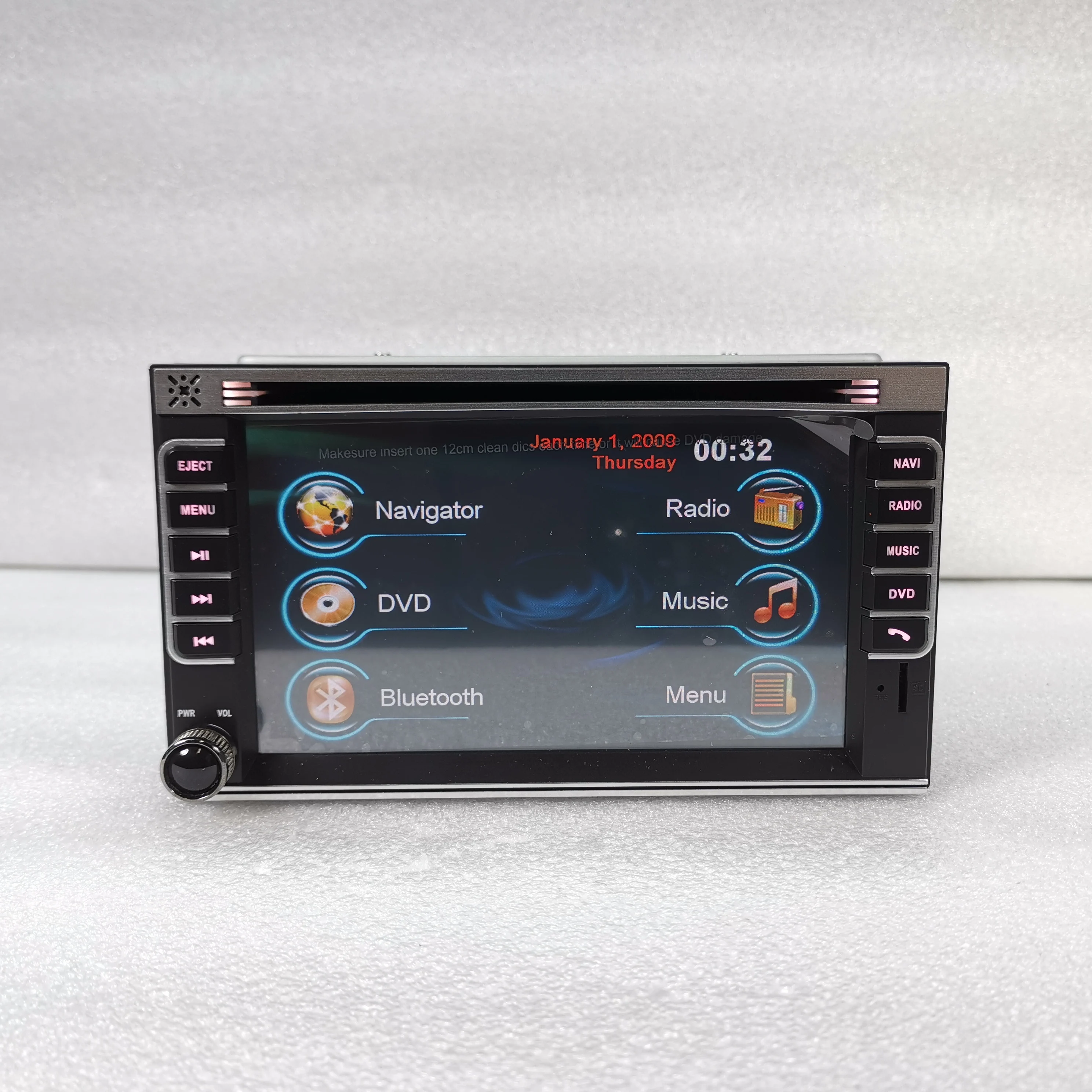 Gps Navigation Band 8gb Map Card 2din Hd Car Stereo Dvd Cd Player Fm Bluetooth Radio