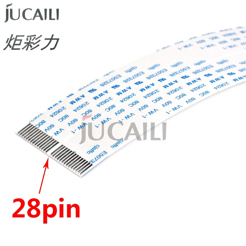 

Jucaili printer head cable XP600 printhead data cable 28 pins 40cm FFC flat cable Bifurcation cable printers