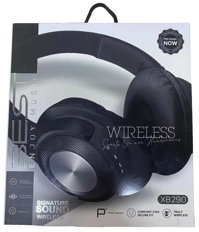 Наушники беспроводные полноразмерные XB290 WIRELESS BEST ENJOY Bluetooth с микрофоном для