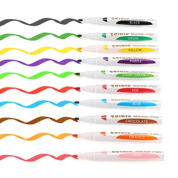 Mini Edible Markers Pen For Cake Food Marker pen Of Short Edible Food Coloring Marker Pen