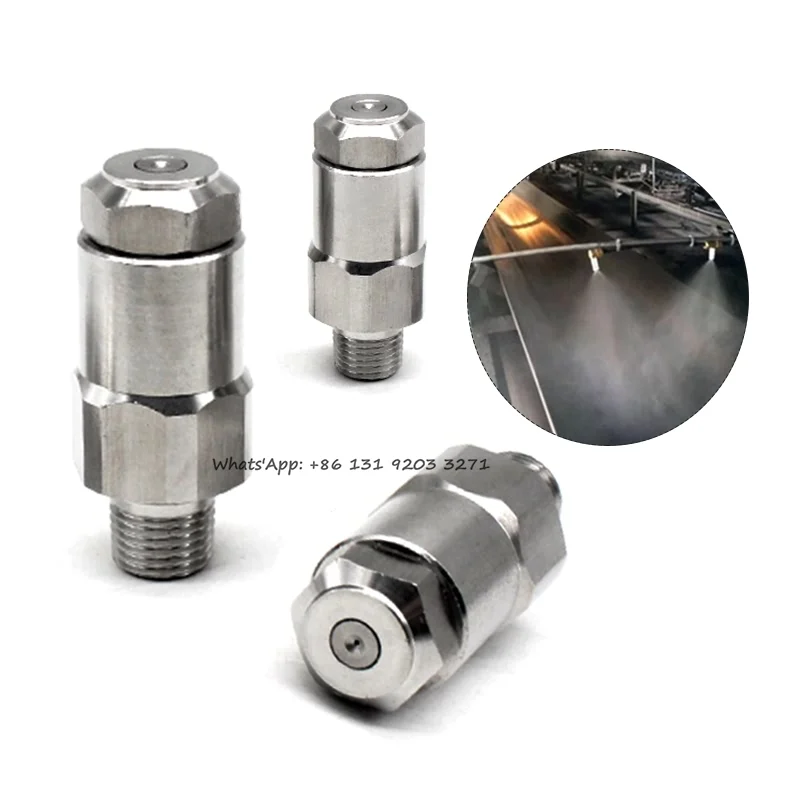 

Spray Nozzle 1/4" Stainless Steel LNN Low-Pressure Air Atomizing Nozzle garden home Hydraulic Fine Mist Atomizer Nozzle Sprayer