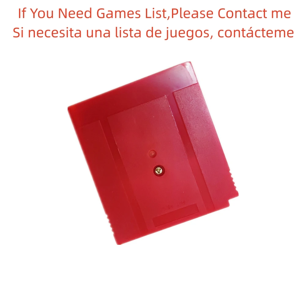 Игровой картридж красного цвета 61 в 1 для GBC GBA SP GBM портативная игровая консоль без