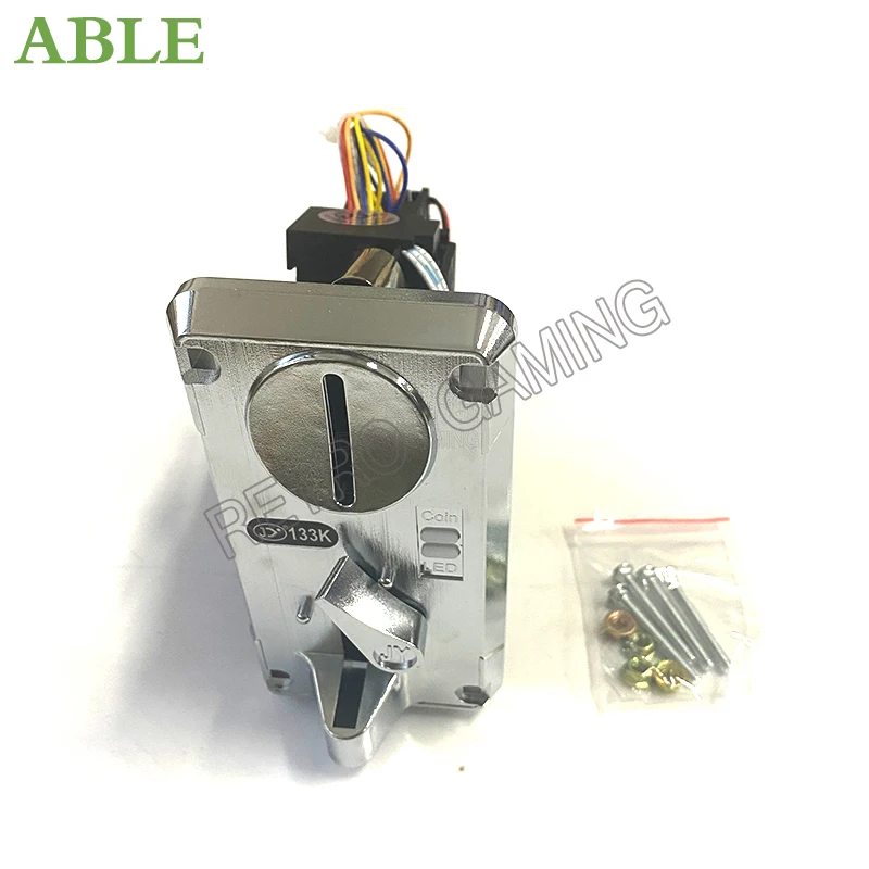 

JY-133A Coin Selector CPU Comparable Vending Machine Coin Acceptor With LED for Arcade MAME Game Cabinets Casino
