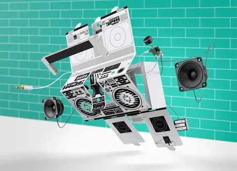 BERLIN BOOMBOX Монохромный Тип сборки Бумбокс Тип динамик Белый BOOMBOX-WH