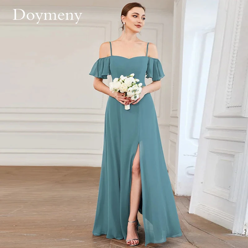 Стильное шифоновое платье Doymeny