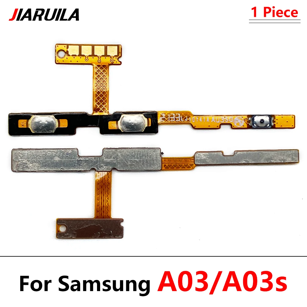 

For Samsung A03 A03S Power Volume Button Flex Cable Side Key Switch ON OFF Control Button Repair Parts